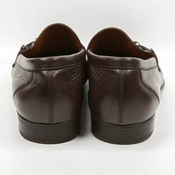 BALLY Colbar Leather Loafers Made In Switzerland Brown Mens Sz 8.5 - Picture 5 of 10
